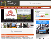 Tablet Screenshot of portaldejacutinga.com.br
